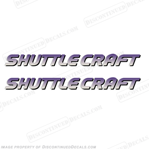 Shuttle Craft Decals - Set of 2 INCR10Aug2021