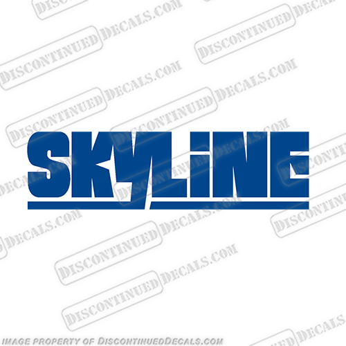 Skyline by Layton RV Logo Decal - style 1 - Any Color!   recreational, vehicle, rv, camper, trailer, caravan, fw, fleet, wood, south, wind, southwind, skyline, by, layton, RV , Logo, Decal, INCR10Aug2021