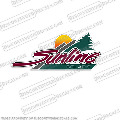 Sunline Solaris RV Decal Kit Coach Company  tropical, recreational vehicle decals, river, side, sun, line, coach, solaris, INCR10Aug2021