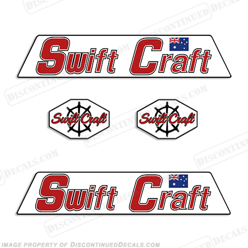 Swift Craft Boat Logo Decals (Set of 2) INCR10Aug2021