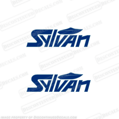 Sylvan Boats 90's Style Boat Logo Decal (Set of 2)  boat, logo, decal, boats, sylvan, sticker, decal, marking, 1990, 1991, 1992, 1993, 1994, 1995, 1996, 1997, 1998, 1999, INCR10Aug2021