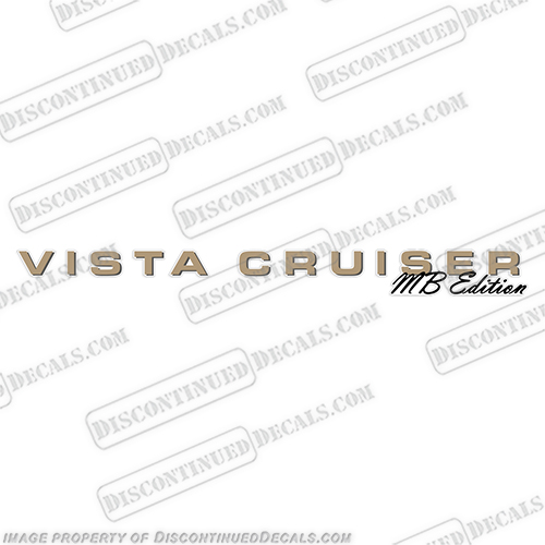 Vista Cruiser MB Edition by Gulf Stream RV Graphic Decal   rv, motorhome, coach, carriage, fifthwheel, fifth, wheel, caravan, recreational, vehicle, gulf, stream, vista, cruiser, me, edition