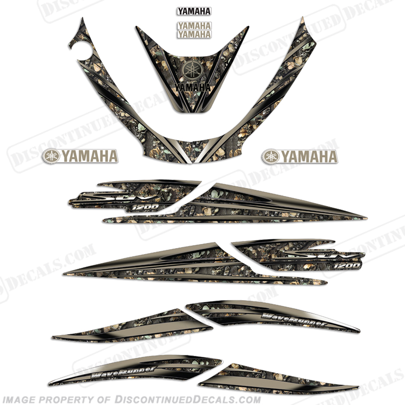 Yamaha 2000 1200 SUV Camoflauge Decal Kit INCR10Aug2021