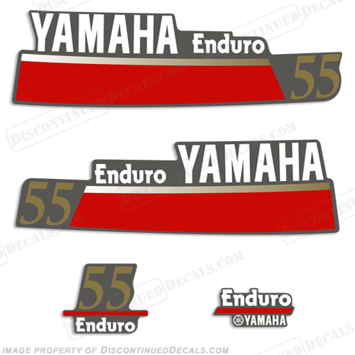 Yamaha 55hp Enduro Decals