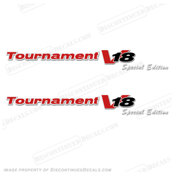 Tracker "Tournament V18 Special Edition" Decals (Set of 2) INCR10Aug2021