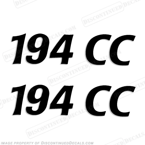 Cobia Boats "194CC" Decals (Set of 2) - Any Color! INCR10Aug2021