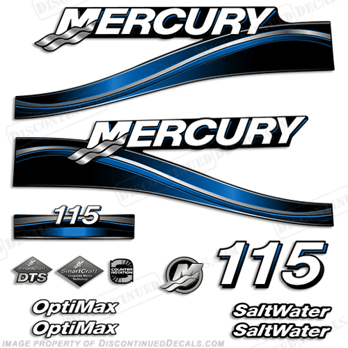 Details about   Mercury 150 Four 4 Stroke Decal Kit Outboard Engine Graphic Motor Merc TEAL