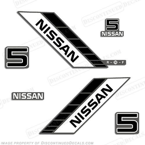 Nissan 5hp Decal Kit - 1990s INCR10Aug2021