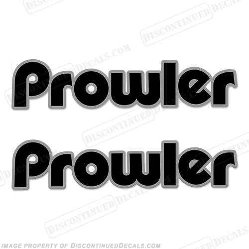 Fleetwood Prowler Logo RV Decals (Set of 2) - 2 Color INCR10Aug2021