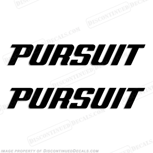Pursuit Boat Logo Decal - Any Color! INCR10Aug2021