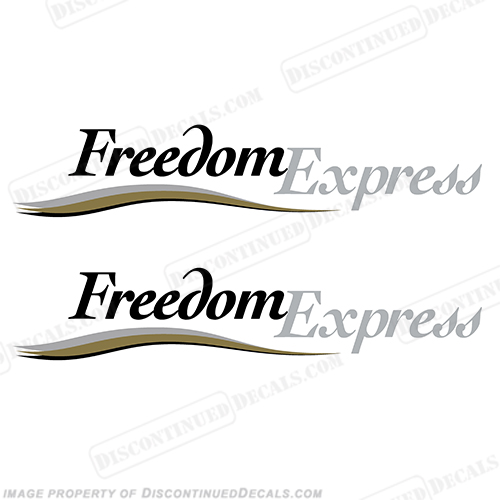 Coachmen Freedom Express RV Decals with Color Graphic (Set of 2) INCR10Aug2021