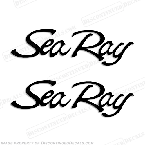 Sea Ray Boat Decals - Any Color! INCR10Aug2021