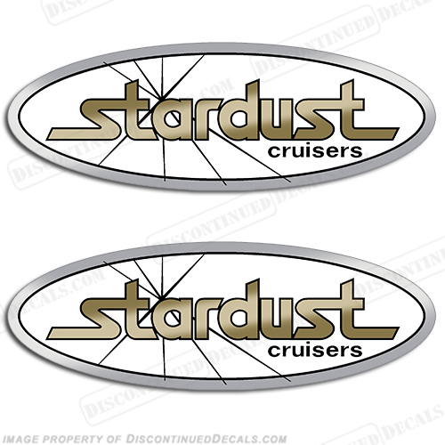 Stardust Cruisers Boat Decals (Set of 2) INCR10Aug2021
