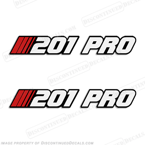 Stratos "201-PRO" Decal - Older Style (Set of 2) INCR10Aug2021