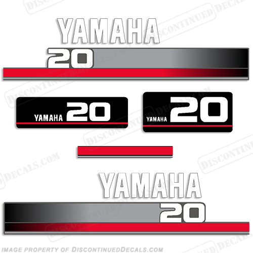 Yamaha 1996 20hp Decals INCR10Aug2021