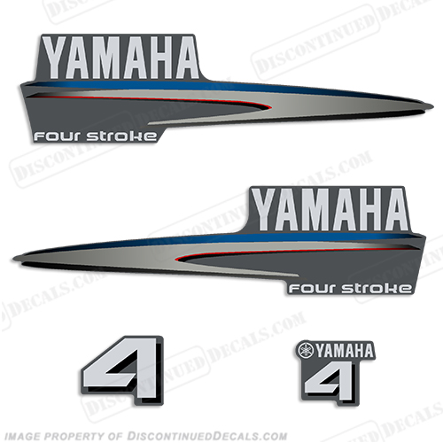 Yamaha 4hp Fourstroke Decals INCR10Aug2021