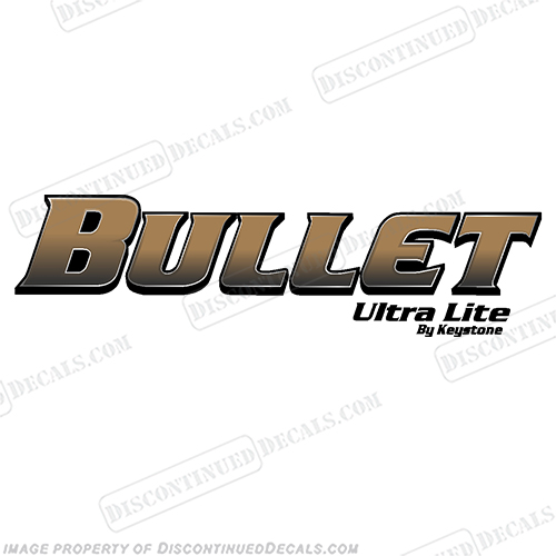 Bullet Ultra Lite by Keystone RV Decals (Set of 2)  cross, fire, cross fire, key, stone, key stone, ultra, lite, INCR10Aug2021