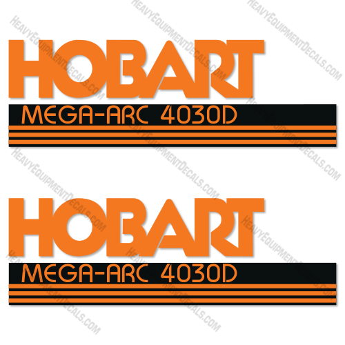 HOBART MEGA-ARC 4030D WELDER DECAL KIT 