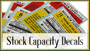 Stock Capacity Decals