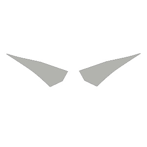 1000RR Tank Wings - Silver INCR10Aug2021