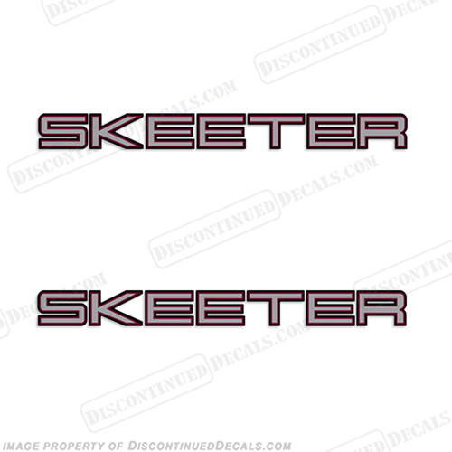 Skeeter Boat Logo Decal - Bay ZX2200 (Set of 2) Skeeter, Boat, Decals, ZX2200, Bay, Bass, Hull, Logo, Sticker, INCR10Aug2021