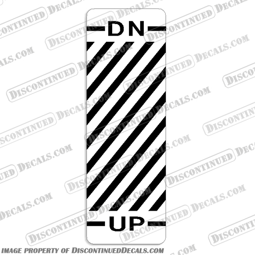 Beechcraft Nose Gear UP / DOWN Decal 61026 Beechcraft, beech, craft, nose, gear, up, down, /, up/down, up / down, decal, decals, kit, 61026