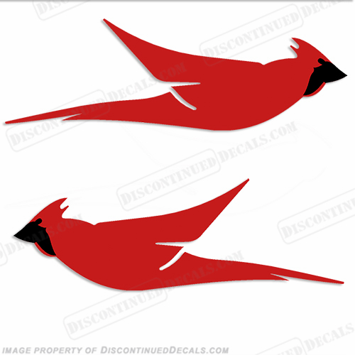 Cessna 177 Cardinal Logo Decals (Set of 2) - 2 Color! INCR10Aug2021