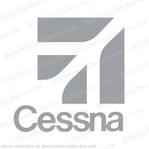 Cessna Logo Aircraft Decal - Flag - Any Color! airplane, decals, cessna, flag, skylane, blue, red, plane, stickers, silver, any,  color