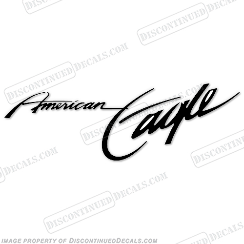 American Eagle RV Decal - Any Color! - Style 2 american, eagle, rv, conversion, van, sticker, label, logo, decal, kit, set, marking, recreational, vehicle, camper, caravan, style, 2, style 2, 