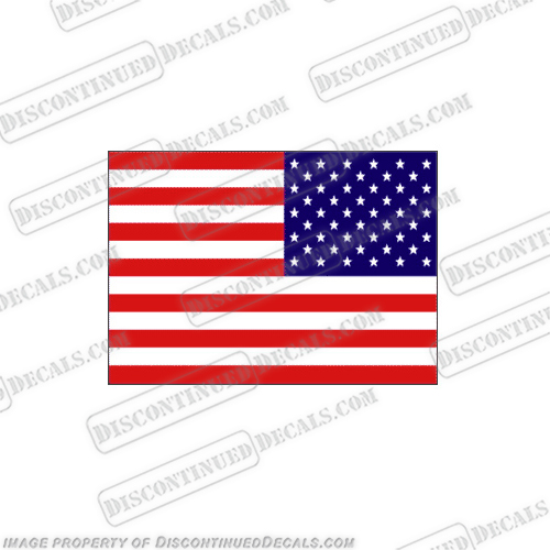 Flag Decal - American - Left flag, usa, america, patriot, united, states, left, reverse, opposite, side, decal, sticker, 