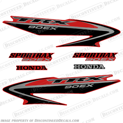 2008 Honda Sport Trax 90EX ATV Decals honda, atv, sporttrax, sport, trax, offroad, off road, decals, decal, stickers, motor, bike, motorbike, streetbike, motorcycle, cycle, 2008, 08, 90ex, 90cc, 