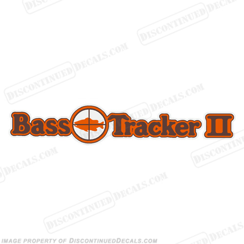 Bass Tracker II Target Boat Decal - 1970s 70, 70s, 2, INCR10Aug2021