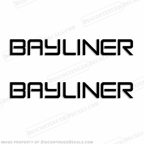 Set of 2 Bayliner Boat Decals-3 Sizes Available