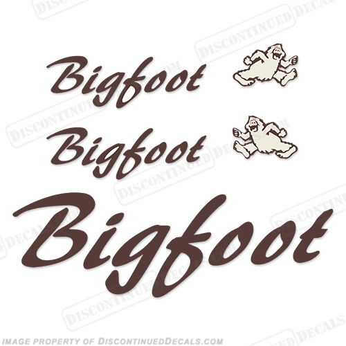 BigFoot RV Travel Trailer Decal Package big, foot, big foot, big-foot, INCR10Aug2021