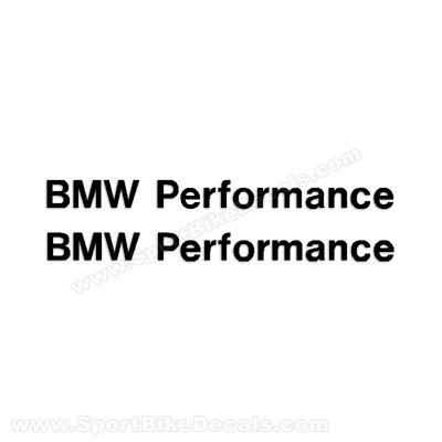 BMW Performance Logo Decal - All Colors! INCR10Aug2021