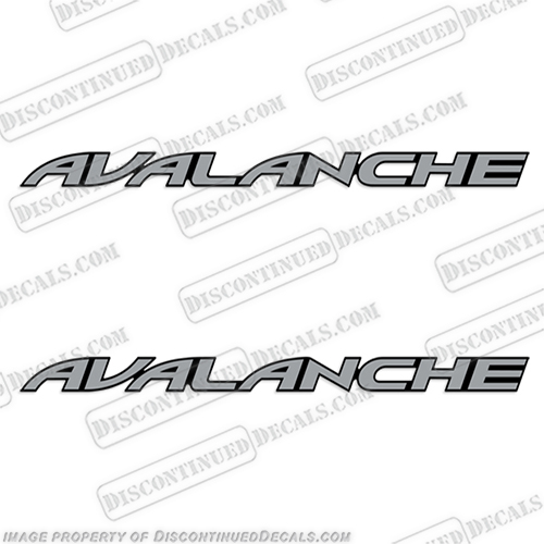 Bass Tracker Avalanche Logo Decals (Set of 2)  INCR10Aug2021