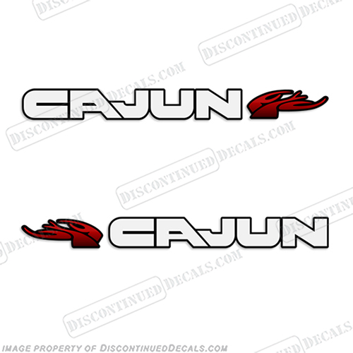 Cajun Bass Boat Decals (Set of 2) Style 2 INCR10Aug2021