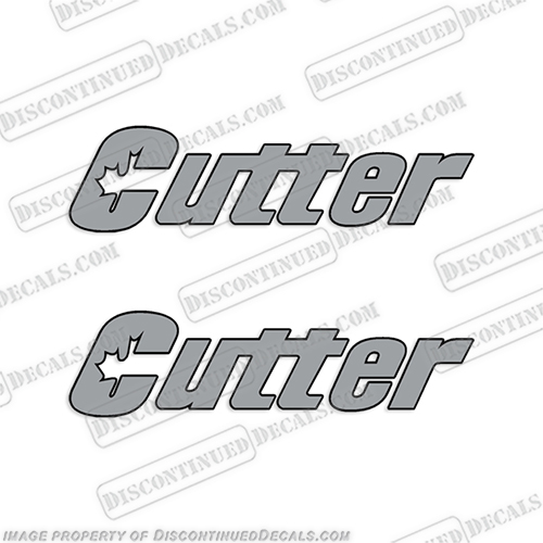 Cutter by Grew Boat Decals (Set of 2) - Any color!  boat, decals, cutter, by, grew, bass, fishing, ski, stickers