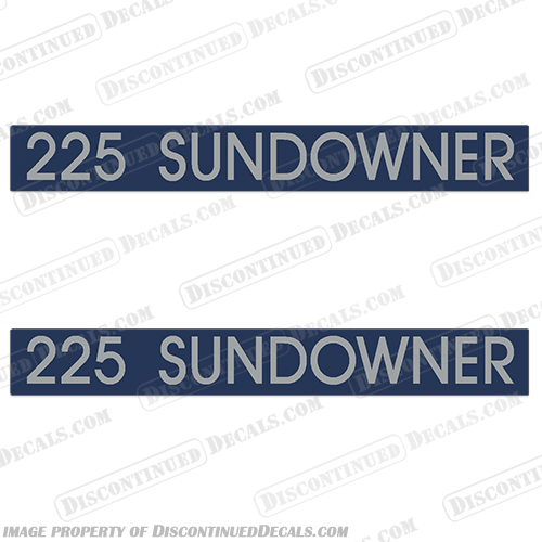 Four Winns 225 Sundowner Boat Decals (Set of 2) fourwinns, four, winns, horizon, 200, boat, lettering. logo, decal, decals, stickers, 1991, Freedom, 195, 225, sundowner