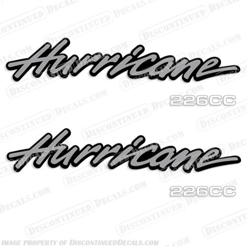 Hurricane 226CC Fun Deck by Godfrey Marine 1999 Boat Logo Decals  226 cc, 226-cc, boat, decals, hurricane, 226cc, fun, deck, by, godfrey, marine, 1999INCR10Aug2021