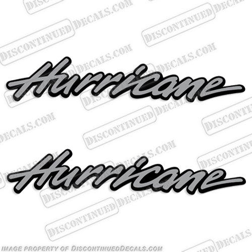 Hurricane  by Godfrey Marine Boat Logo Decals  226 r, 226-r, hurricane, godfrey, boat, decals, hurricane, pontoon, boats, fun, deck, by ,godfrey, marine, 1999, new