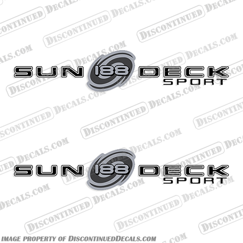 Sun Deck Sport 188 Hurricane Godfrey Marine Boat Logo Decals Sun, Deck, Sport, 188, Hurricane, Godfrey, Marine, Boat, Logo, Decal, Decals,