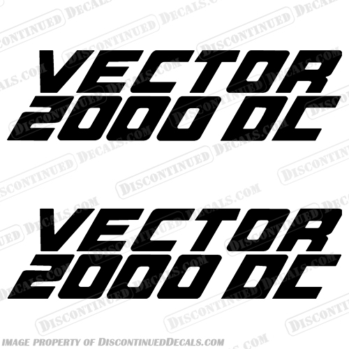 HydraSports Vector 2000 DC Decal (Set of 2) boat, decals, hydra, sports, vector, 2000, dc, logo, stickers, decal, sport, hydrasports, hydrasport, hydrosport, hydrosports, 