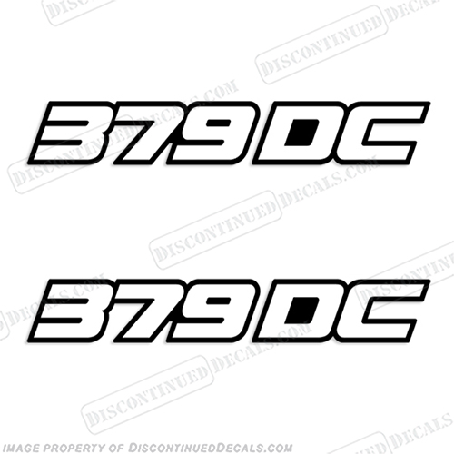 Javelin 379DC Boat Decals (Set of 2)  379, 379d, 379dc, 379 dc, 379-dc, dc, INCR10Aug2021