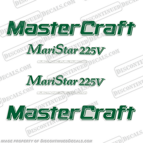 MasterCraft MariStar 225v Boat Decals  Master, Craft, 1990's, 1980's, 1980s, 1990s, 90, 80, 90's, 80's, 90s, 80s, 205, pro, star, INCR10Aug2021
