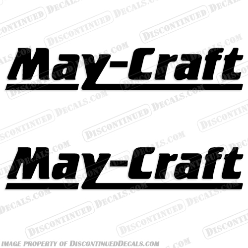 Maycraft Boat Decals - Any Color!  maycraft, may, craft, boat, decals, stickers, any, color, 1color, size, outboard, engine,