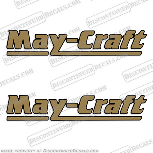 Maycraft Boat Decals - 2 Color! maycraft, may, craft, boat, decals, stickers, any, color, 1color, size, outboard, engine, 2, 2color,