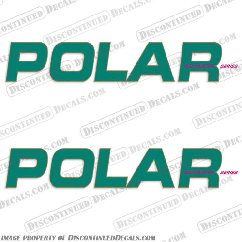 1998 Polar Skiff Boat Decals polar, skiff, boat, decal, decals, single, sticker, 1998, 98, 