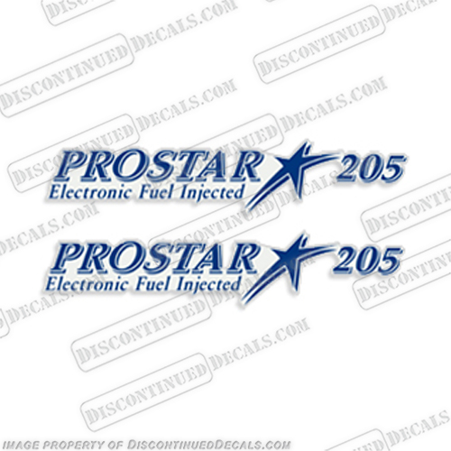 Mastercraft Pro Star 205 Boat Decals - 2 Color!  boat, decals, prostar, pro, star, mastercraft, outboard, stickers