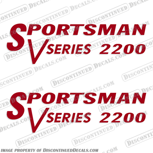 Sea Sport Sportsman V Series 2200 Boat Decals (Set of 2) seasport, sea-sport, sea, sport, sportsman, v, series, 2200, Boat, Decal, Decals, set, of, 2, two,